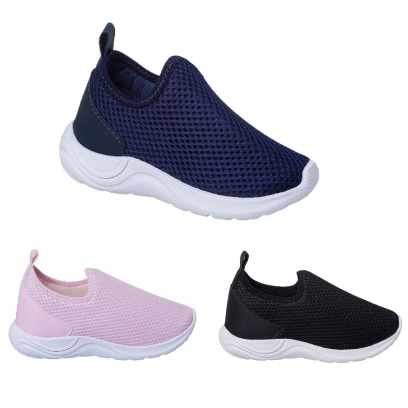 Tênis Calce Facil infantil Menina e Menino Confortável Leve Dia Dia Escola