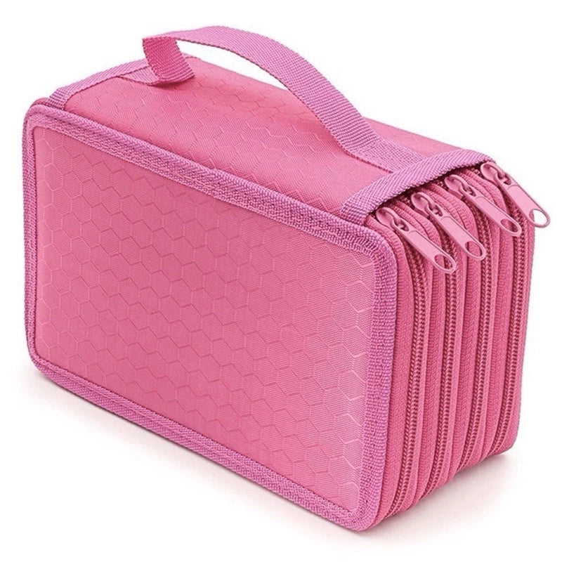 Estojo Escolar/Estojo Box/Estojo De Lápis De Quatro Camadas Com 72 Furos De Cor/Material Escolar/Papela