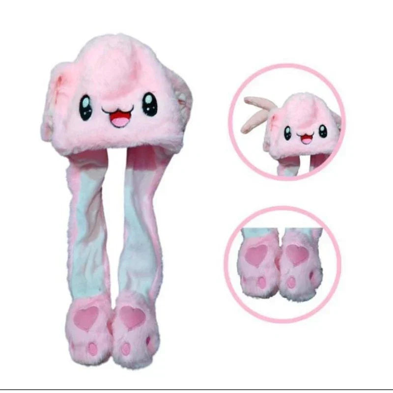 Touca Pelúcia Divertida com LED