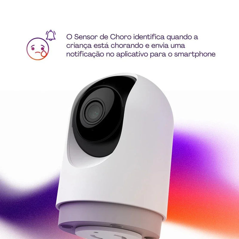 Babá Eletrônica 360 Visão Noturna E Microfone WiFi