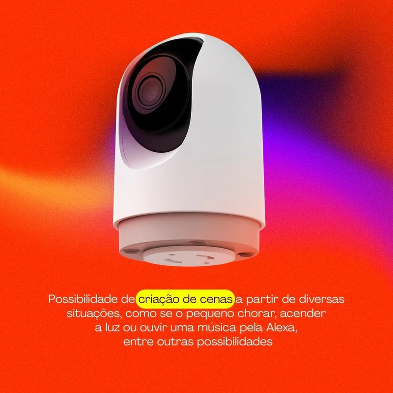 Babá Eletrônica 360 Visão Noturna E Microfone WiFi