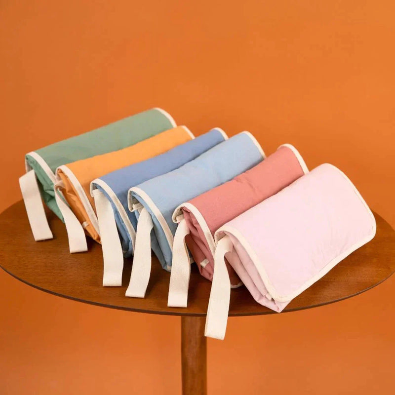 Trocador De Fraldas Portátil Papi Liso Com Bolso